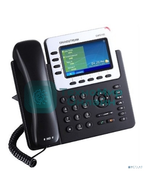 Телефон Grandstream GXP-2140, VoIP 2 Порта Ethernet 10/100/1000, 4 SIP линий, цветной TFT дисплей 480x272, HD Audio