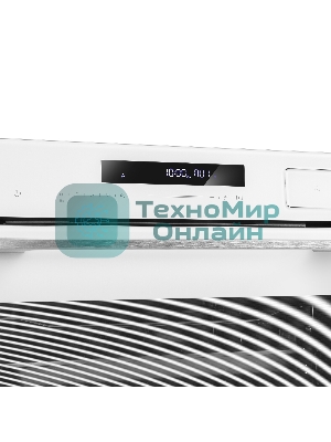 Духовой Шкаф электрический с паром Maunfeld MCMO5016STGW, 50л, дверца с 2 стеклами, белый