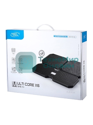 Подставка для ноутбука Deepcool MULTI CORE X6 15.6