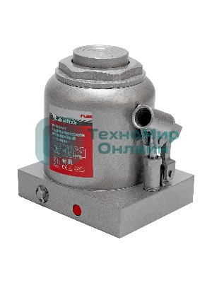 Домкрат гидравлический бутылочный Matrix, 50 т, h подъема 236–356 мм