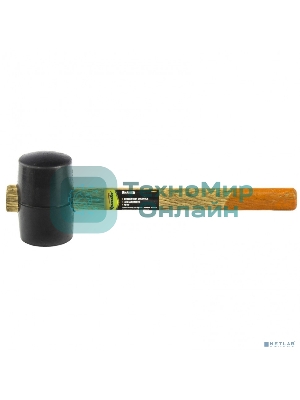 Киянка Sparta резиновая 450 г черная резина деревянная рукоятка