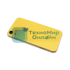 Задняя крышка (корпус) в сборе с рамкой для Apple iPhone XR желтый