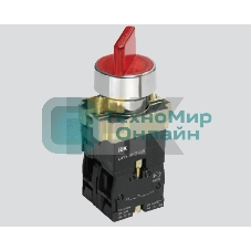 Переключатель LAY5-BK2365 на 2 полож. зел. IEK BSW90-BK-2-K06