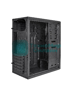 Компьютерный корпус Miditower ExeGate XP-340U (ATX, без БП, 1хUSB/2хUSB 3.0, аудио)