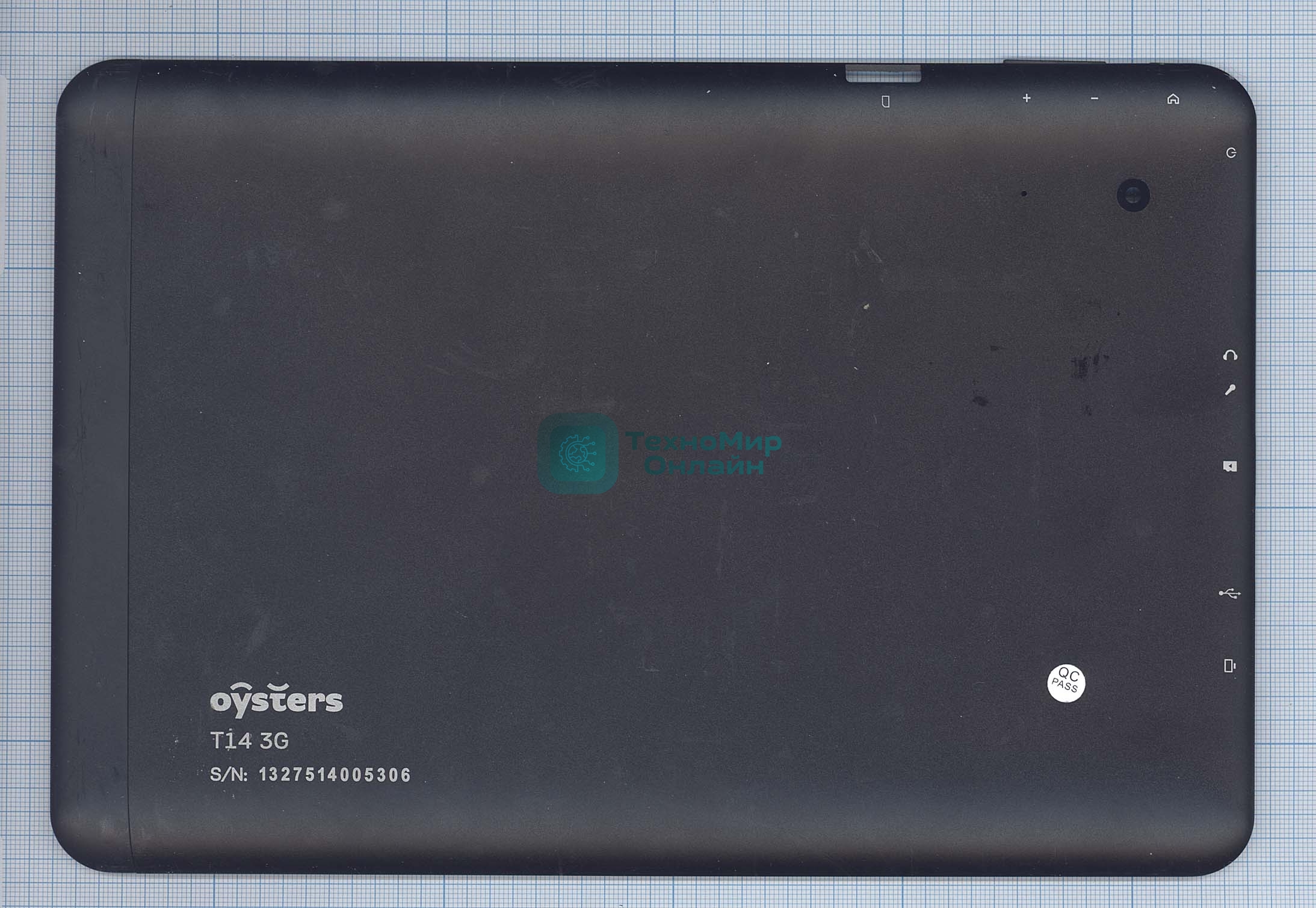 Задняя крышка Oysters T14 3G, черный