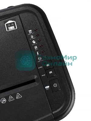 Шредер Heleos АП20-4 черный с автоподачей (секр.P-4) перекрестный 131лист. 20лтр. скрепки скобы пл.карты