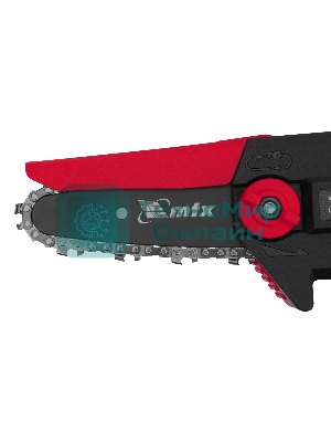 Цепная мини-пила аккумуляторная MTX MCS-100, шина 100 мм, Li-Ion, 20 В