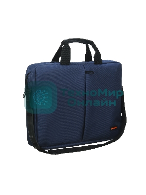 Сумка для ноутбука ExeGate EX264613RUS Office F1590 Dark-Blue, темно-синяя, полиэстер, для ноутбуков до 15.6