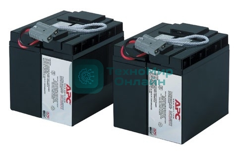 Батарея для ИБП APC RBC55 APC Replacement Battery Cartridge (2 шт. в уп-ке)