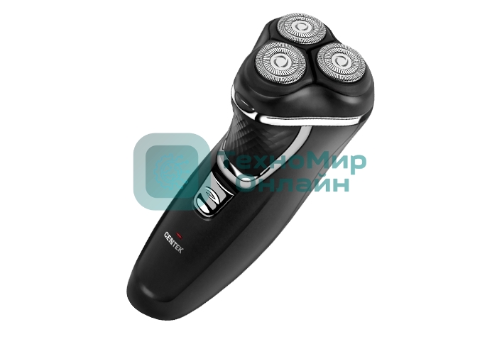 Электробритва Centek CT-2182 ротор, 5 плавающих головок, аккумулятор + работа от сети, влажное бритье