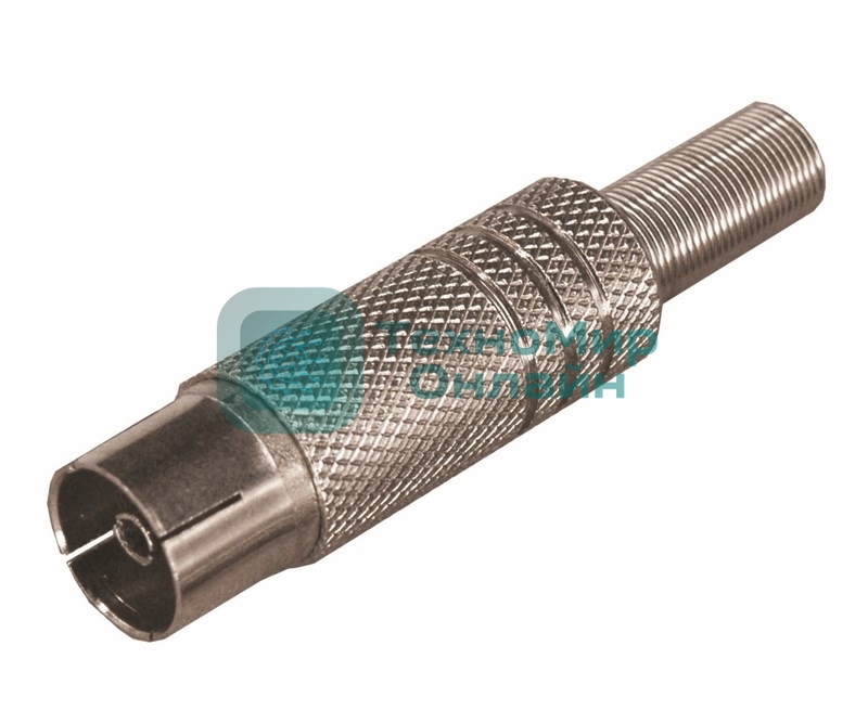 Разъем PROconnect гнездо TV никель c пружиной