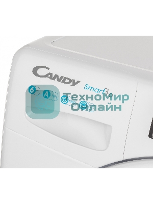 Стиральная машина Candy Smart Pro CSO34 106T1/2-07 белый, загрузка фронтальная 6 кг, 1000 об/мин., класс: А