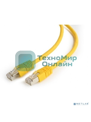 Патч-корд FTP Cablexpert cat.6, 5м, литой, многожильный, желтый