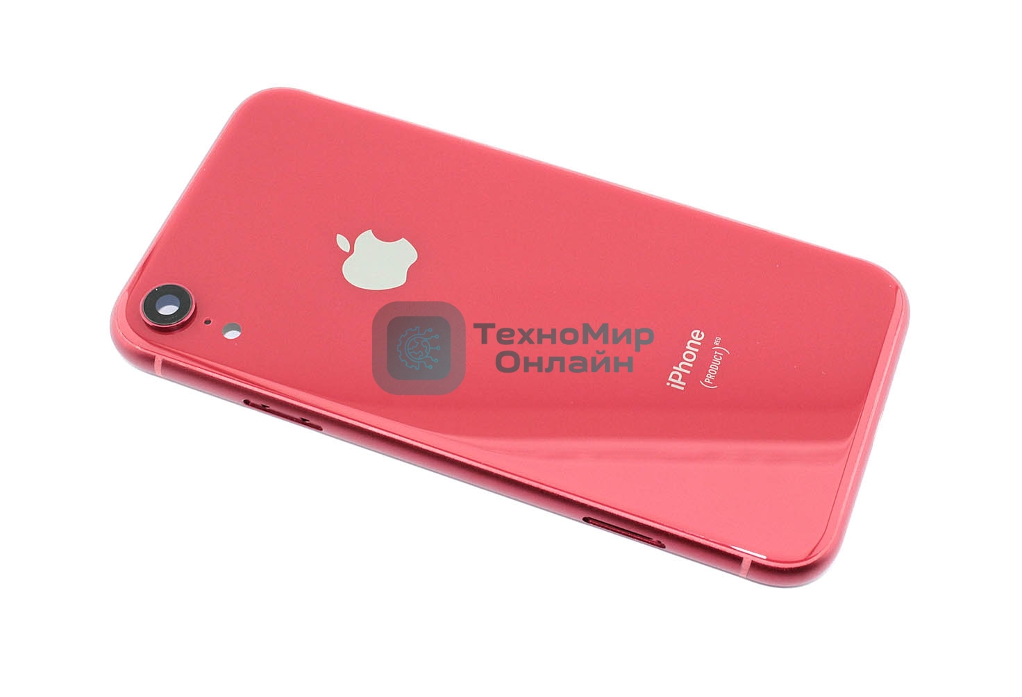 Задняя крышка (корпус) в сборе с рамкой для Apple iPhone XR красный
