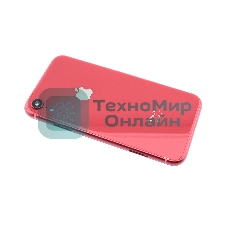 Задняя крышка (корпус) в сборе с рамкой для Apple iPhone XR красный