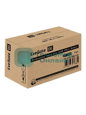 Аккумуляторная батарея ExeGate DT 1265 (12V 65Ah, под болт М6)