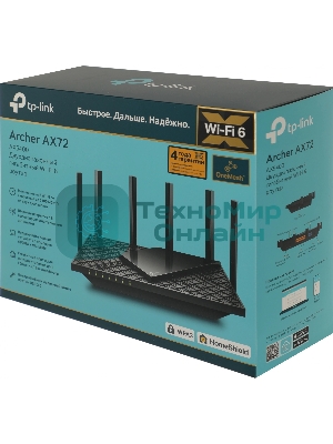Маршрутизатор TP-Link Archer AX72 AX5400 Dual-Band Wi-Fi 6 Router