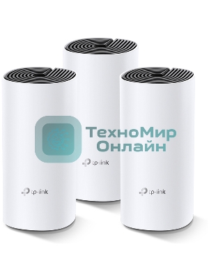 Бесшовный Mesh роутер TP-Link Deco M4 (DECO M4(3-PACK)) AC1200 10/100/1000BASE-TX (упак.:3шт)