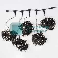 Гирлянда Neon-night LED ClipLight 24V, 5 нитей по 20 метров, цвет диодов белый, Flashing (белый)