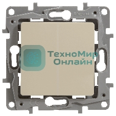 Переключатель 2кл. 10AX, сл.кость ETIKA 