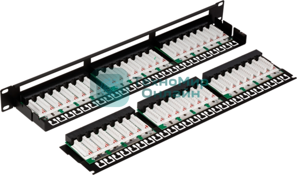Патч-панель Lanmaster TWT-PP48/1U-U5E 19