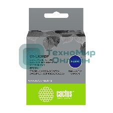 Картридж ленточный Cactus CS-LK3RBP черный, 9мм, 9м для Epson LW300/LW400/LW700/LW600P/LW1000P/K400/Z700/Z900