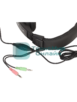 Наушники Ritmix RH-524M Диам дин:40 мм,Частот хар-ка:20-20 КГц,Сопр:32 Ом,Чувст:105 дБ+/-3дБ,Чувст мик:-58дБ+/-3дБ,Разъем:3,5мм+3,5мм,кабель 2 м+/-0,3м,в комплекте рег громк