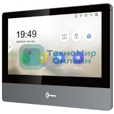 Видеодомофон Hikvision DS-KH8350-TE1 серебристый