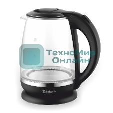 Чайник электрический Sakura SA-2719BK 2 л, стекл подсв