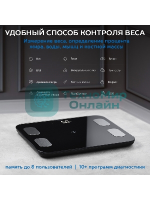 Весы Scarlett SC-BS33ED46 (черный)