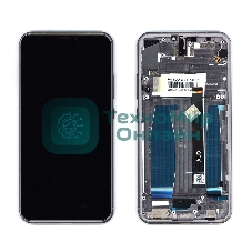 Дисплей для Asus ZenFone 5 ZE620KL серебро с рамкой