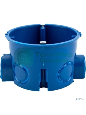 Коробка установочная С3 d68x45 для твердых стен (с саморезами и стык. узлами) IEK UKT10-068-045-000-A-S-UO