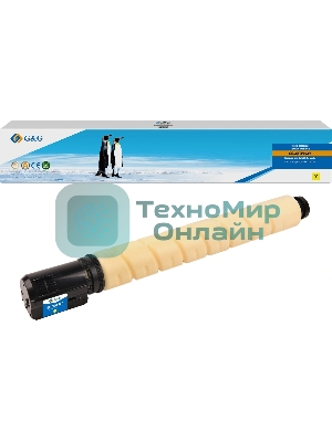 Картридж лазерный G&G GG-CEXV54Y C-EXV54 Y желтый (8500 стр.) для Canon imageRUNNER C3025i