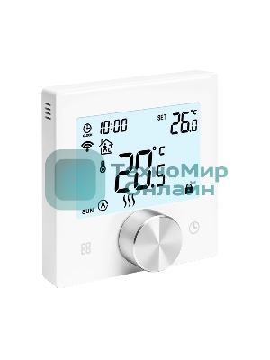 Терморегулятор цифровой Rexant SmartWarm W сенсорный, программируемый, с Wi-Fi, белый