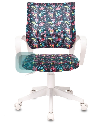 Кресло Бюрократ BuroKIDS 1 W мультиколор, ткань, 120 кг