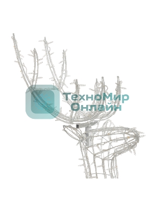 Фигура объемная Neon-night Олень 115х195 см, 528 LED, IP65, цвет свечения белый