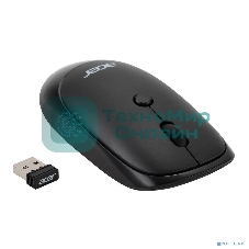 Мышь беспроводная Acer OMR137 черный, 1600 dpi, радиоканал, USB, кнопки - 4