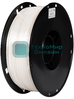 Пластик для принтера 3D Cactus CS-3D-PLA-1KG-S-WHITE PLA SILK d1.75мм 1кг L326м 1цв.