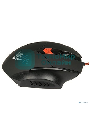 Мышь проводная Dialog MOG-11U Nakatomi Gaming - 6 кнопок + ролик, USB,черная