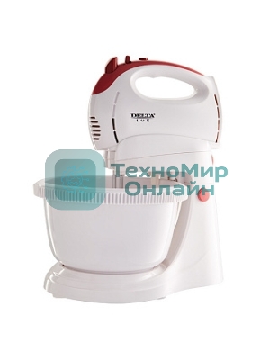 Миксер Delta LUX DL-5071C белый/розовым