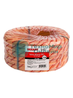 Кабель огнестойкий Rexant КПСнг(А)-FRLS 2x2x1,00 мм², бухта 200 м, 01-4911