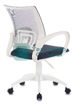 Кресло Бюрократ CH-W695NLT TW-04 TW-12 темно-серый, сетка/ткань, 120 кг, механизм качания