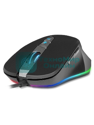 Мышь проводная SVEN RX-G970 черный, 4000 dpi, USB, кнопки - 7