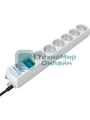 Сетевой фильтр ZIS Фильтр Pilot - S 5 евро, 1 росс. 10 м