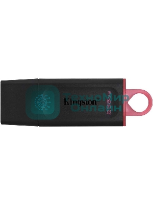 Флешка USB Kingston DataTraveler Exodia (DTX/256GB), 256Gb, USB 3.2 Gen 1, R/W 200/60, черный/розовый