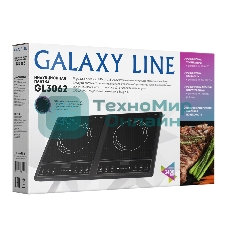 Плита настольная индукционная Galaxy Line GL 3062, черная, 3400 Вт