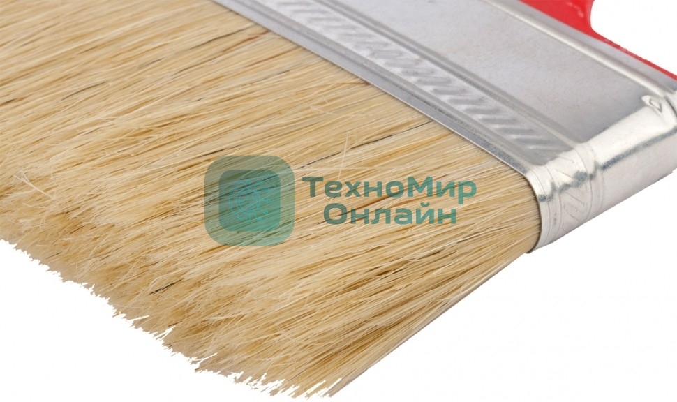 Кисть радиаторная Matrix для эмалей, 70х12 мм, натуральная щетина, пластиковая рукоятка