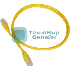 Патч-корд LANMASTER TWT-45-45-15-YL UTP RJ-45 вил.-вилка RJ-45 cat.5e 15м желтый ПВХ (уп.:1шт)