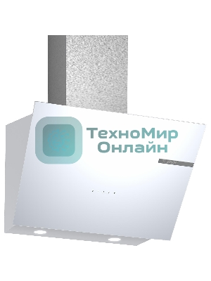 Вытяжка наклонная Bosch DWK66PJ20T белый, 60 см, 700 куб. м/ч, 71 дБ