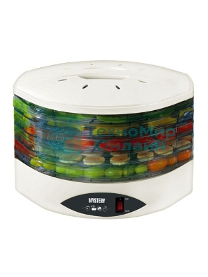 Сушилка для овощей и фруктов Mystery MDH-322 белый 250W